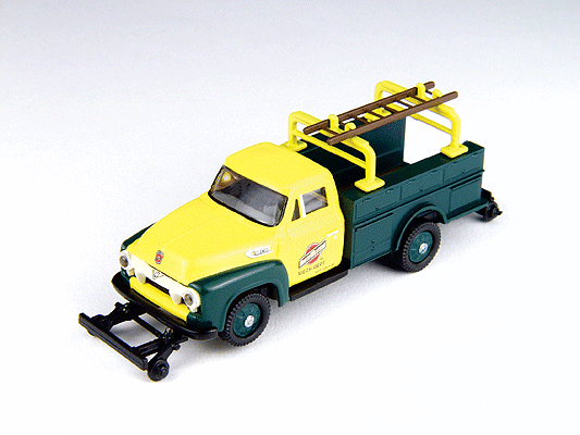 1954 Ford F-350 Utility Truck - Assembled - Mini Metals(R) -- Chicago & North Western