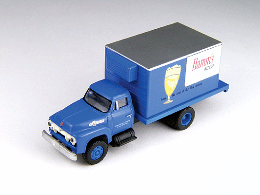 MiniMetals(R) 1954 Ford F-700 Delivery Truck w/Figure -- Hamms Beer