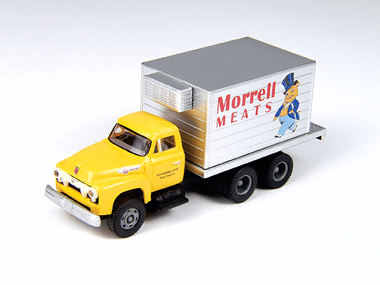 MiniMetals(R) 1954 Ford F-700 Delivery Truck w/Figure -- Morrell Meats