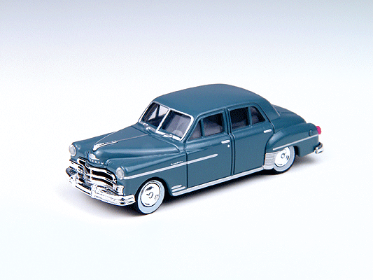 1950 Plymouth 4-Door Sedan - Assembled - Mini Metals(R) -- Salvadoran Blue
