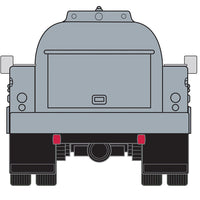 1941-1946 Chevrolet Tank Truck - Assembled - Mini Metals(R) -- United States Navy (gray)