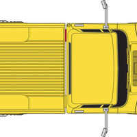 Ford F-100 4x4 Pickup Truck - Assembled - Mini Metals(R) -- Goldenrod Yellow