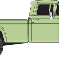 Ford F-100 4x4 Pickup Truck - Assembled - Mini Metals(R) -- April Green