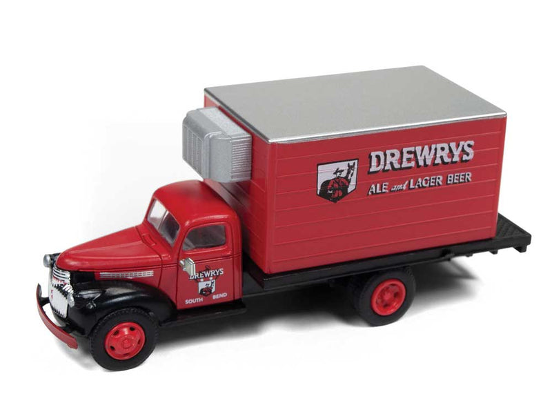 1941-1946 Chevrolet Reefer Delivery Truck - Assembled - Mini Metals(R) -- Drewerys Beer