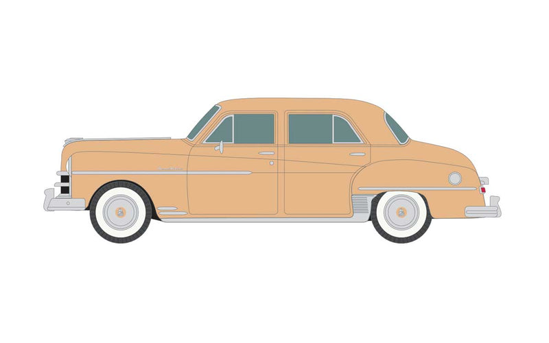 1950 Plymouth 4-Door Sedan - Assembled - Mini Metals(R) -- Palm Beige