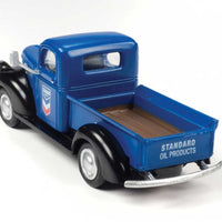 1941-1946 Chevrolet Pickup Truck - Assembled - Mini Metals(R) -- Standard Oil (dark blue, black)