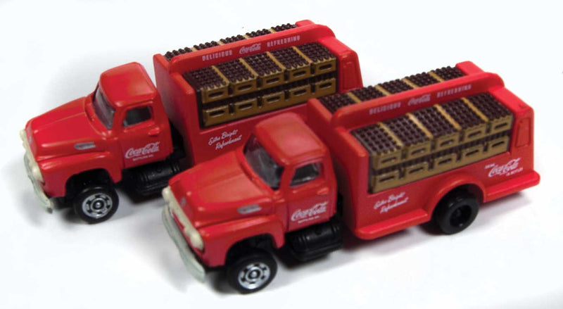 1954 Ford Bottle Truck pkg(2) -- Coca-Cola