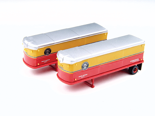 Mini Metals AeroVan Trailer -- Southern Pacific pkg(2)