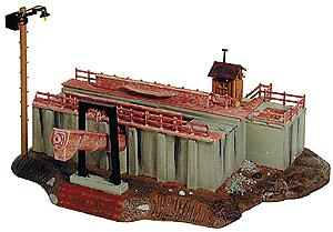 Operating Coal Loader -- Includes Simulated Coal & Working Tower lights