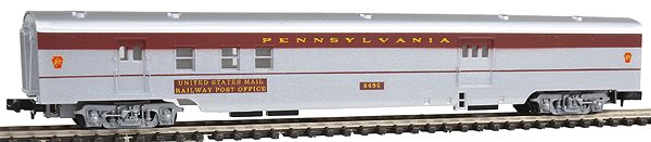 85' Streamlined Railway Post Office -- Pennsylvania "Senator"