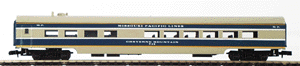 85' Smoothside Passenger Diner -- Missouri Pacific "Eagle" (blue/gray)