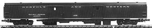 85' Streamlined Smoothside Baggage Car -- Norfolk & Western