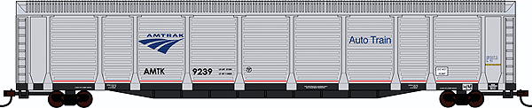 Tri-Level Auto Rack - Ready to Run -- Amtrak (Phase V)