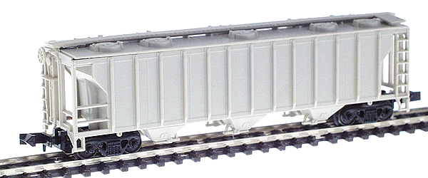 PS-2 3-Bay 40' Covered Hopper -- Undecorated