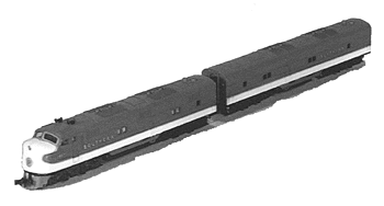EMD E-7 loco SR A&B unit
