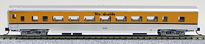 85' Smooth-Side Coach - Ready to Run w/Micro-Trains(R) Couplers -- Denver & Rio Grande Western