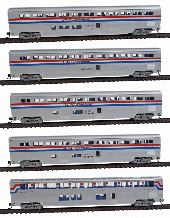 85' Superliner 5-Pack -- Amtrak Phase III