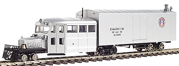 Railbus "The Galloping Goose" Powered w/DCC Sound - HOn3 Narrow Gauge -- Denver & Rio Grande Western
