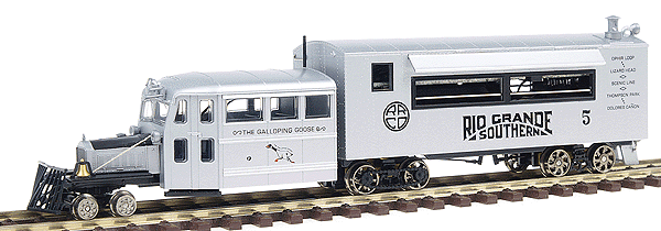Pierce Arrow Galloping Goose Railbus - Standard Gauge - Standard DC -- Rio Grande Southern #5 (As In Dolores, Colorado)