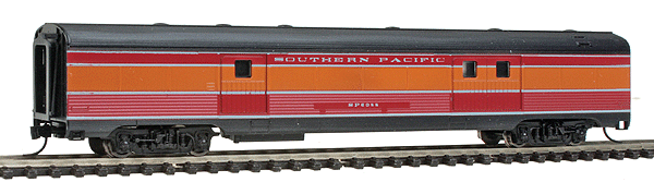 Budd Streamlined Corrugated Side 72' Baggage -- Southern Pacific "Daylight"