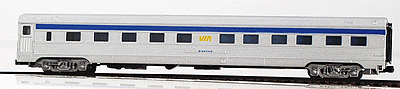 Budd Streamlined Corrugated Side 10/6 Sleeper -- Via Rail