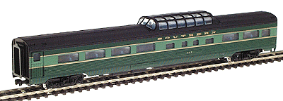 Budd Streamlined Corrugated Side Dome -- Southern "Crescent"