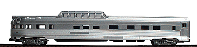 Budd 85' Streamlined Corrugated Side Dome Observation -- Undecorated