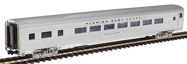 Budd Streamlined Corrugated Side Parlor Car -- Florida East Coast