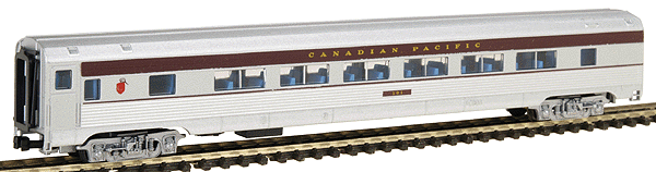 Budd Streamlined Corrugated Side Twin Window Coach -- Canadian Pacific