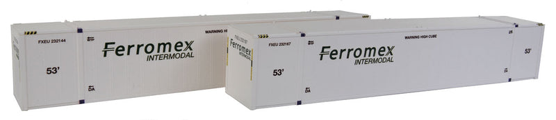 53' Sheet/Post Rivet Side Container 2-Pack - Assembled -- Ferromax #3 & 4 pkg(2)