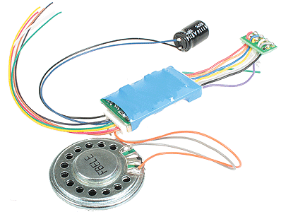 Sound & DCC Decoder -- Fits Con-Cor 2-Headlight Zephyr Train Set