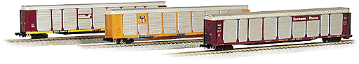 Tri-Level Auto Rack -- Norfolk Southern