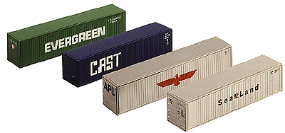 40' Ribbed Side Containers -- Undecorated