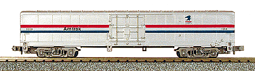 60' Material Handling Car -- Amtrak-Post Office Logo