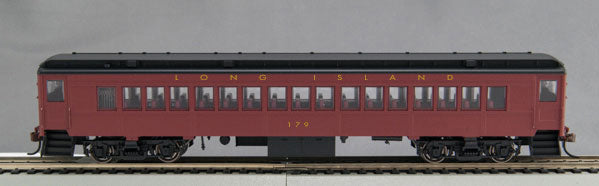 P54 Heavyweight Coach - Ready to Run -- Long Island #315 (1940s, Tuscan, black, gold Futura Lettering)