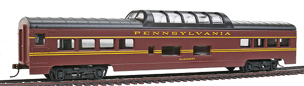 72' Smooth-Side Dome - Ready to Run -- Pennsylvania Railroad (Tuscan Red, Dulux Gold)
