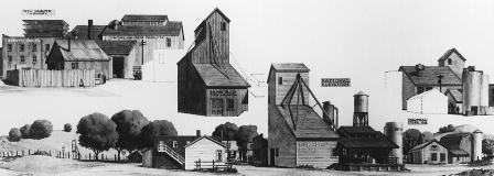 Background Rail Scene -- Farm Town