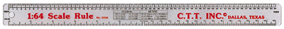 Scale Ruler -- 1:64 (S) Scale
