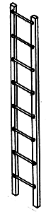 Ladders -- 8-Rung pkg(4)