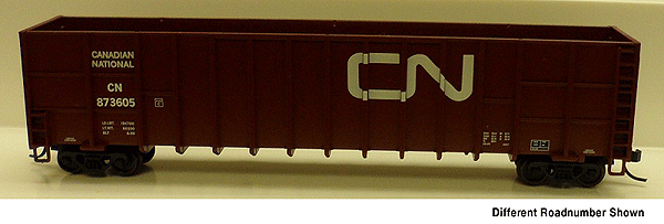 Gunderson Deep Rib Wood Chip Gondola w/High Brake - Ready to Run -- Canadian National #873605