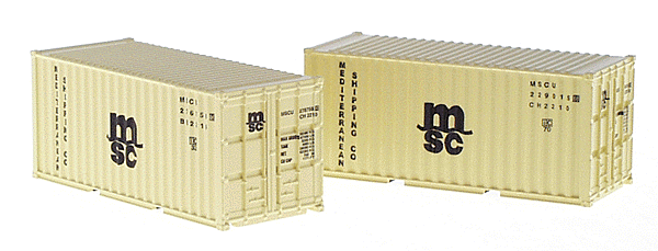 20' Corrugated Container -- Mediterranean Shipping Co.