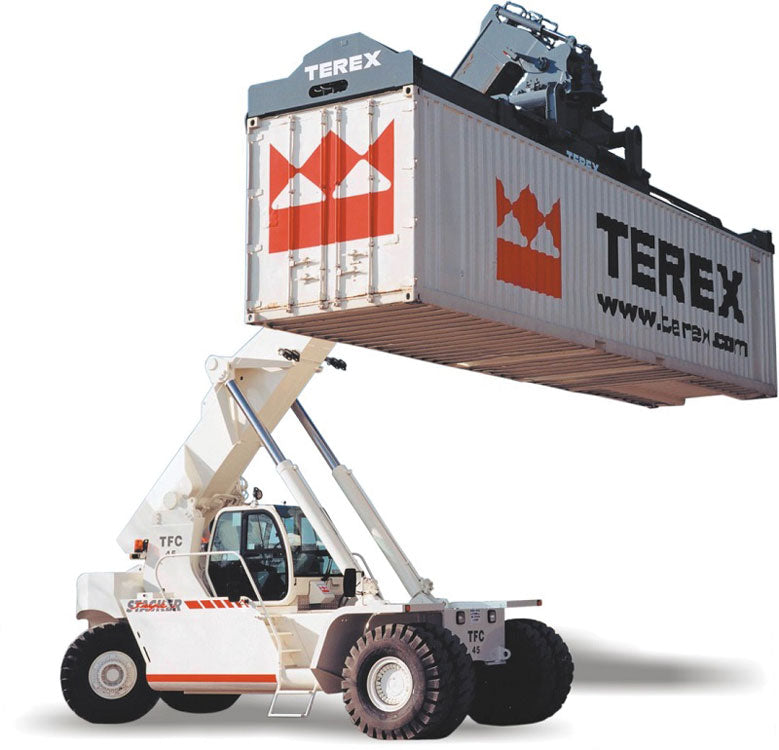 PPM/Terex Container Reachstacker Intermodal Crane -- Terex (white)