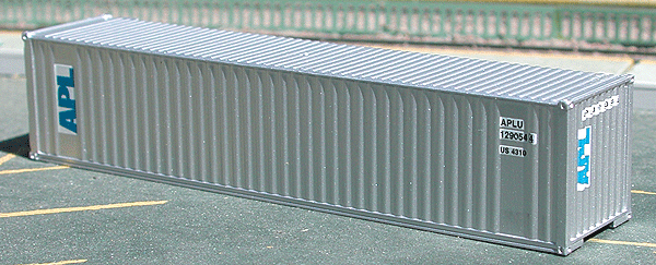 40' Wrinkle-Side Container 2-Pack -- APL (gray)