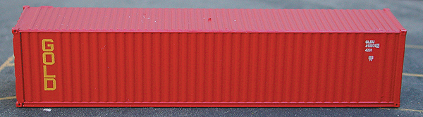 40' Corrugated Container 2-Pack -- Gold