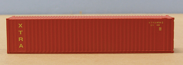 40' Dual Logo Panel Corrugated Container 2-Pack -- XTRA