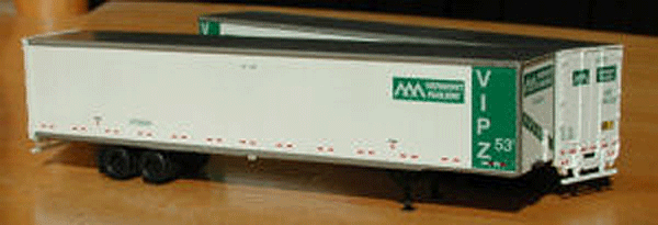 American Highways Series 53' Duraplate Trailer -- VIPZ Vermont Railway #2