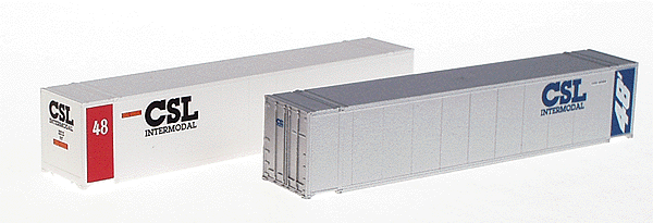 48' Smooth Side Container -- CSL (silver)