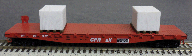 Marble Block Flatcar Load w/Cribbing -- 2-Pack
