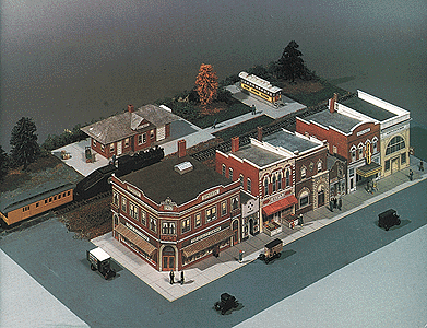 1920s Main Street -- Makes 9 Buildings