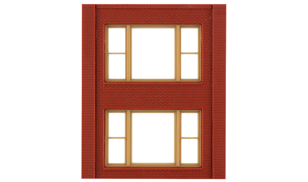 Modular Building System(TM) -- Two-Story Wall Sections w/2 20th Century Windows - Kit-2